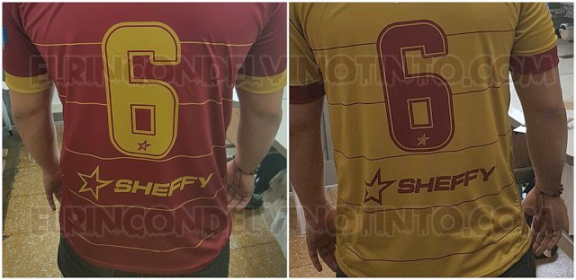 Las Camisetas  filtradas en redes no van  a ser las oficiales del DEPORTES TOLIMA :SHEFFY